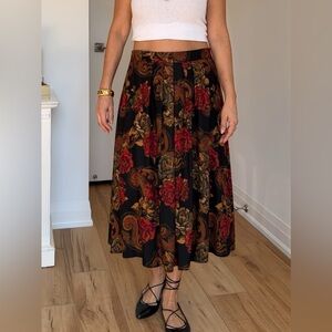Vintage 90’s St Micheal Floral Motiff Bohemian Hippie Skirt